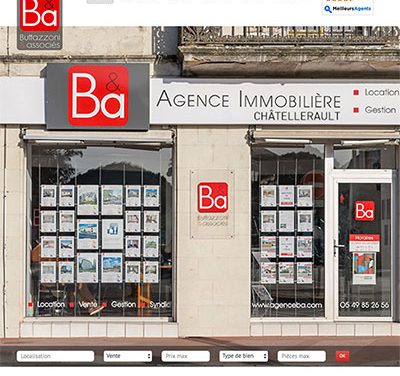 Site internet de l’Agence B&A à Poitiers