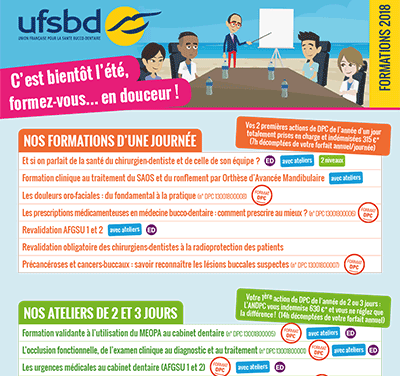 Publicité pour l’UFSBD (Union Française pour la Santé Bucco-Dentaire)