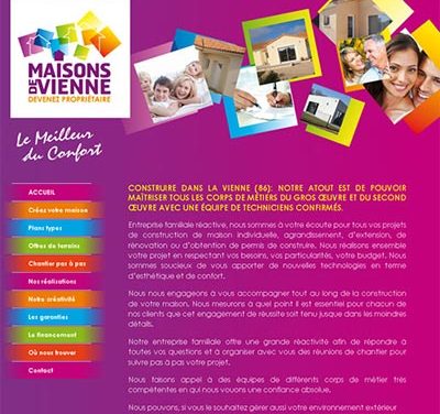 Site WordPress Maisons de Vienne