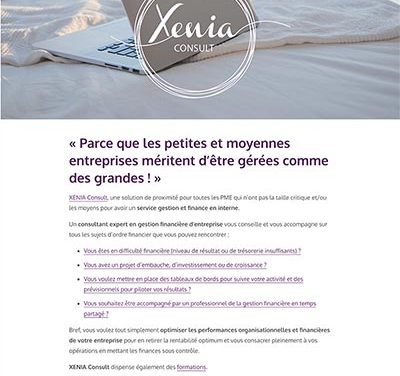 Site internet WordPress Xenia Consult